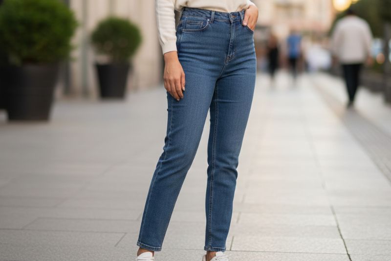 آموزش انتخاب شلوار جین جذب متناسب با فرم بدن در راهنمای جامع اندام مجله زیباپوشان