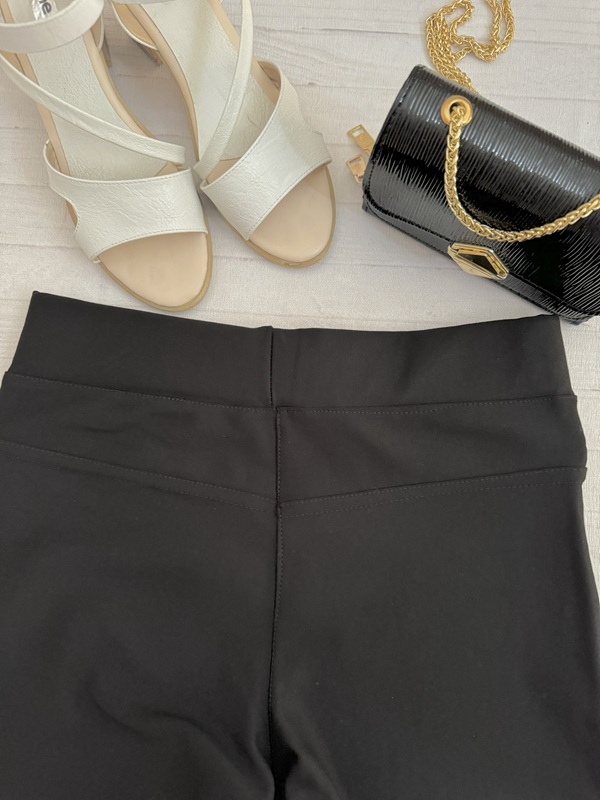 کمر پشتی کشدار و ساده شلوار نخ سوزنی زنانه